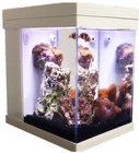 JBJ Aquarium - 3 Gallon Cubey Desktop Aquarium - White