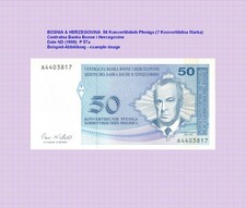 BOSNIEN HERZEGOWINA  BOSNIA 50 Convertible Pfeniga 1998 Unc P 57a 7395##