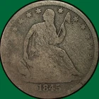1845-O Seated Liberty Half Dollar Good G Coin #38094