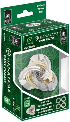 BePuzzled Hanayama Cast Puzzle-Cyclone Level 5
