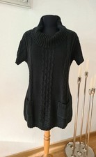 Langer Kurzarm Rolli Größe L Baumwollmischung Schwarz