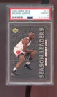 1993-94 Upper Deck #171 Michael Jordan PSA 10 Graded Card Season Leaders Steals