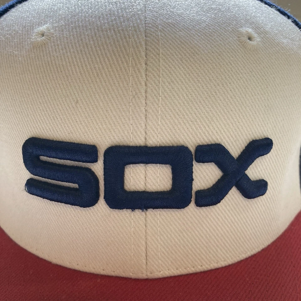 Chicago White Sox Cooperstown Collection Fitted Hat 7 3/8 American Needle MLB - Image 4 of 4