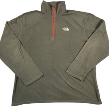 The North Face Women's TKA 100 Glacier 1/4 Zip Fleece Pullover Red Large — listing 6
