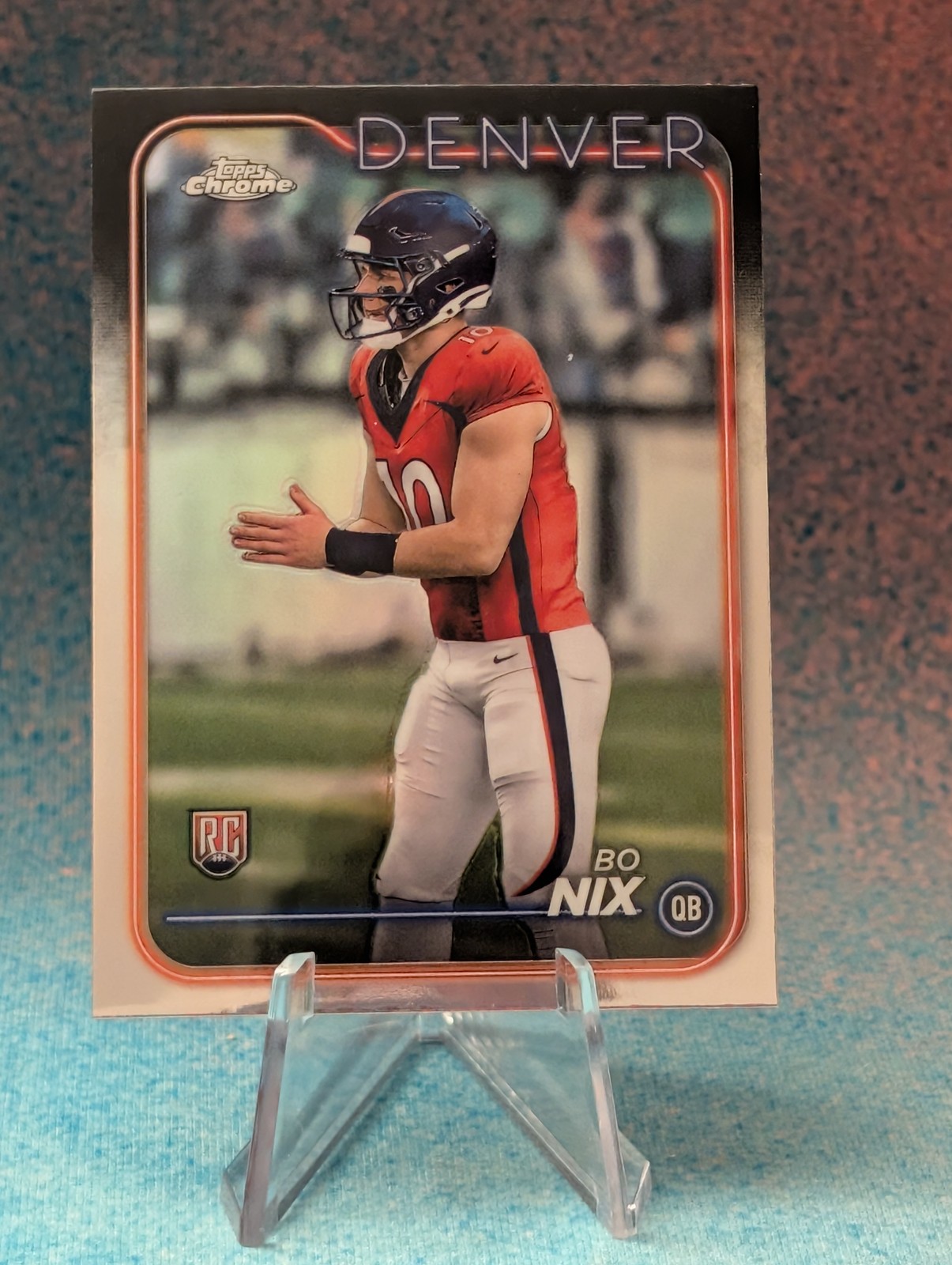 2024 Topps Chrome #206 Bo Nix Refractor