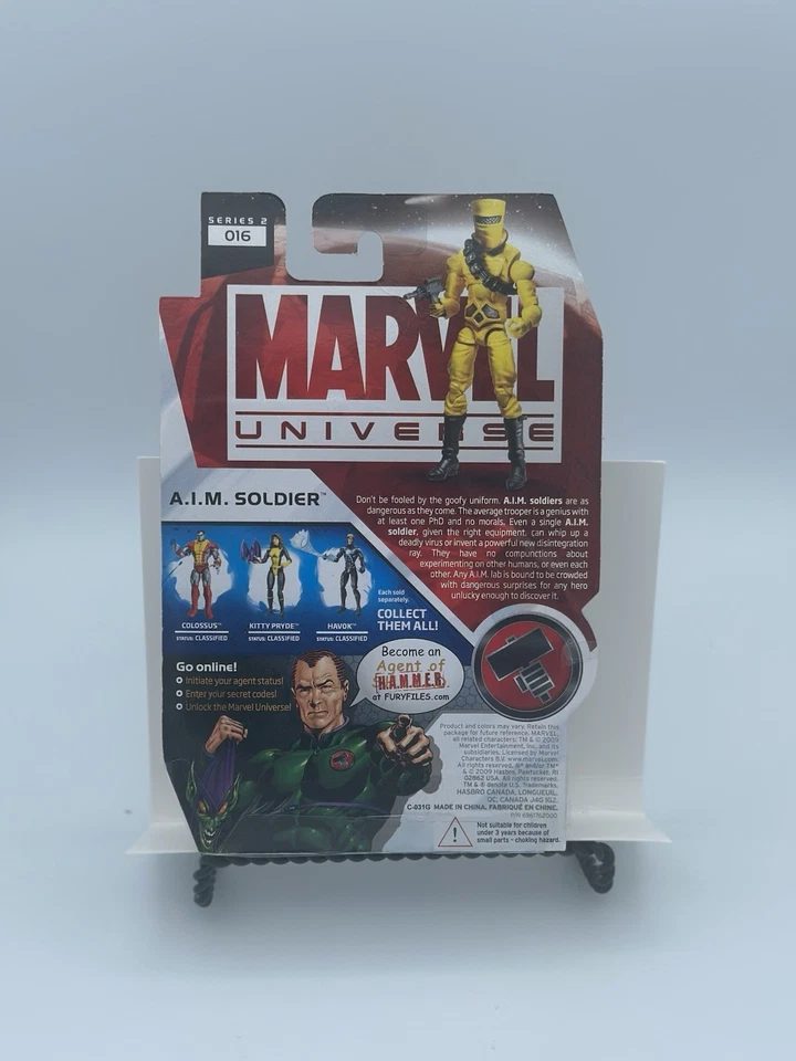 Figura Hasbro Marvel Universe Serie 2 #016 AIM SOLDIER 3.75" A.I.M 2009 Foto 2 de 2