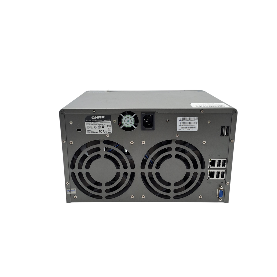 QNAP NAS TS-859 Pro+ Intel Atom D525 2GB RAM *No Storage* | eBay UK