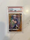 Drake Maye - 2024 Panini Prizm #329 Orange Disco Prizm PSA 9 Patriots