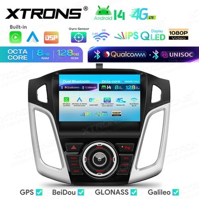 9'' Android 14 Autoradio Für Ford Focus MK3 8G+128GB 8-Kern GPS Navi BT CarPlay