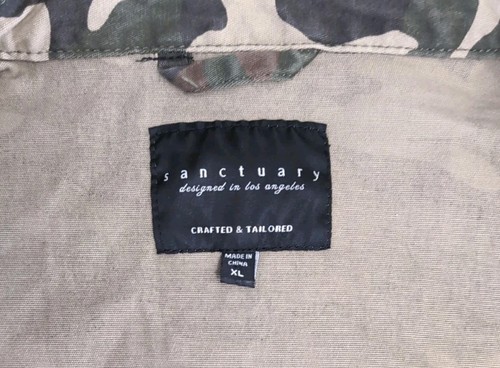 Sanctuary Social Standard Camouflage-Jacke Damen XL grün - Bild 5 von 8