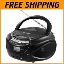 Compact CD Player Boombox with Bluetooth Connectivity