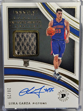 🔥2021-22 Immaculate Luka Garza Rookie Sneaker Swatch Signatures RPA 🔥/25 🐰🔥