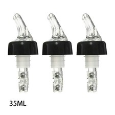 1-6pcs Quick Shot Pourer Optic Spirit Measure Bar Bottle Pourers Drink Cocktail