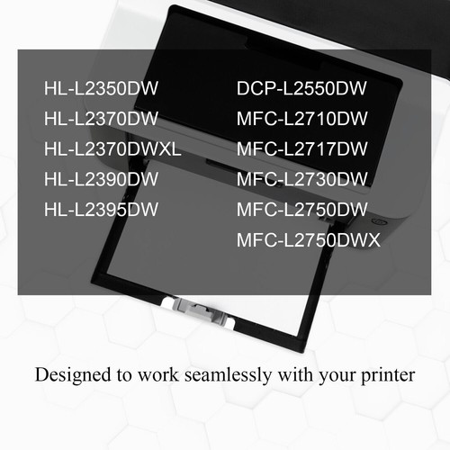2 Pack - DR730 DR-730 Drum Unit for Brother DCP-L2510D DCP-L2530DW DCP-L2550DN - Picture 3 of 23