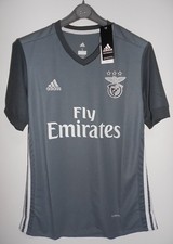 New Adidas Benfica Lisbon - Portugal Jersey Shirt Away 2017 / 2018 Grey
