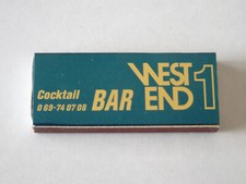Pudełko na zapałki "Cocktail-Bar WestEnd 1" - Frankfurt