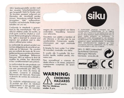 SIKU 1033 Audi TT Roadster light blue. 1:55. metal. blister card. Germany - Picture 2 of 2