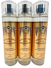 Bath  Body Works LOT 3 Bridgerton Diamond of the Season Fragrance Mist Spray 8