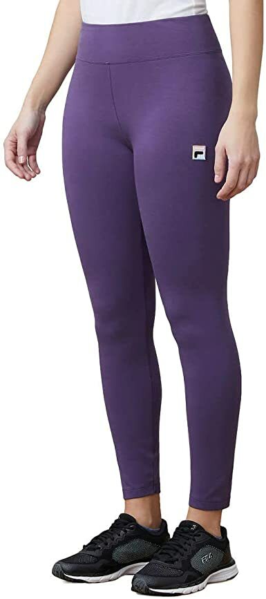 Leggings sportivi donna Fila gothic grava vita alta nuovi con etichetta taglia XS