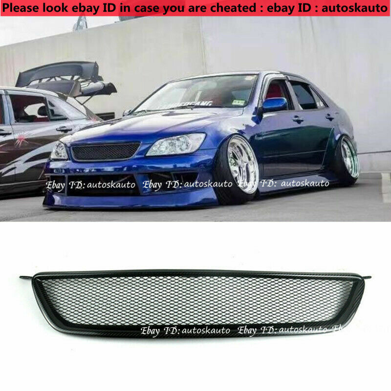 For 2001-2005 Lexus IS300 Sport Carbon Fiber Front Bumper Grill