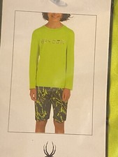 Spyder Boys 2-piece Long Sleeve Swim Set UPF 30 Sun Protection Medium 10/12