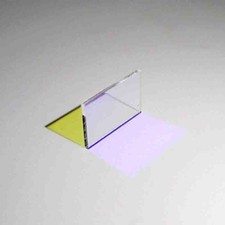 25X25X1.1mm Dichroic Mirror 45 Degrees Transparent 520-700nm Reflective420-480nm