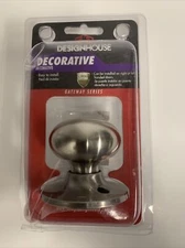 Design House 727305 Canton Dummy Satin Nickel View Pack