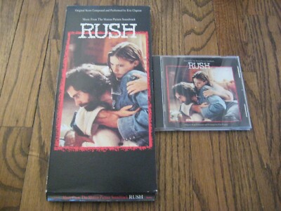 Rush Motion Picture Soundtrack Longbox and Original cd-Rare! Eric Clapton