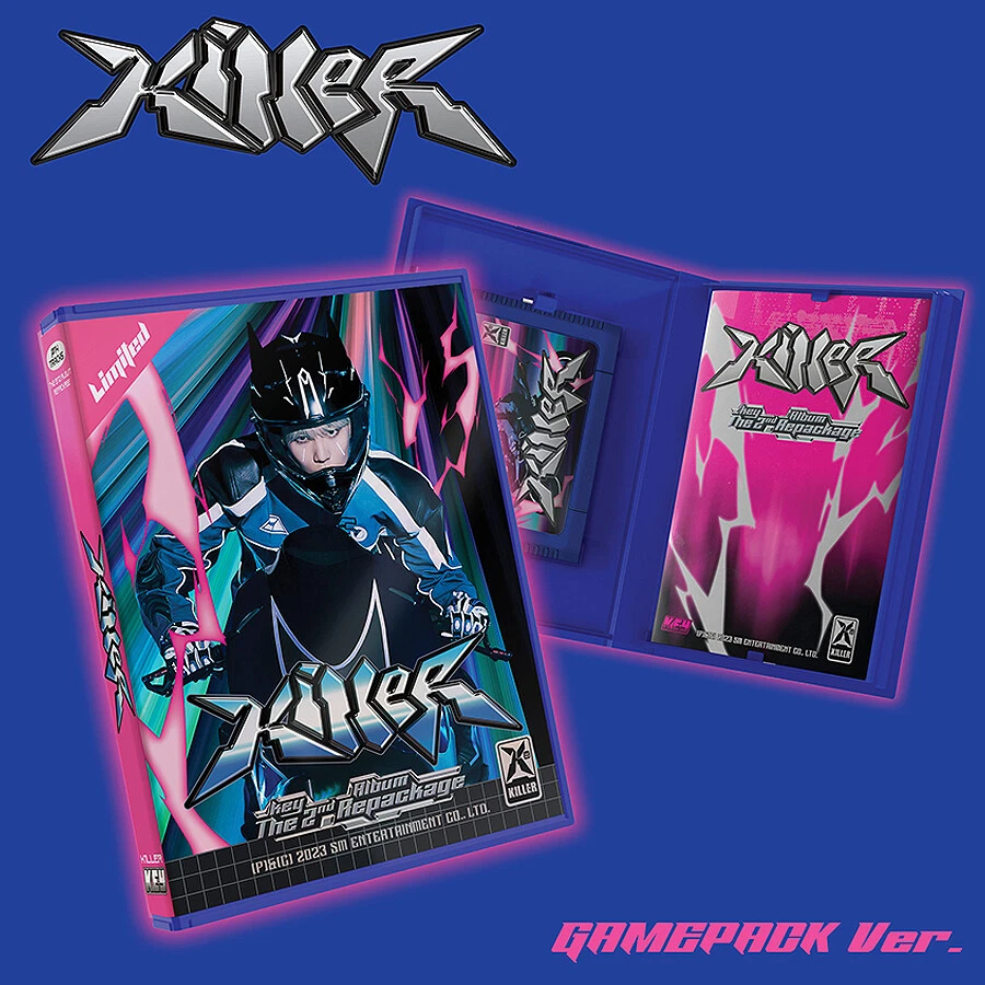SHINEE KEY KILLER 2nd Repackage Album GAME PACK Ver/CD+2 Book+2