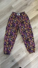 Vintage International BAGGYZ Parachute Pants Weightlifting 80s Gym Made USA Sz S