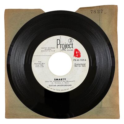 Guitar Underground - All of Me / Smarty (1966) 7  45 DJ White Label Promo VG+
