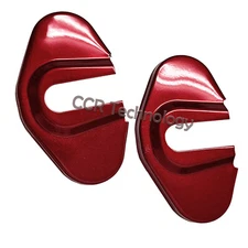 2pcs Polished Red Stainless Steel Door Latch Striker Cover Fits 10-15 Camaro