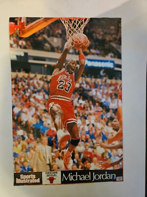 VINTAGE SPORTS POSTER ~ Michael Jordan Sports Illustrated #7454