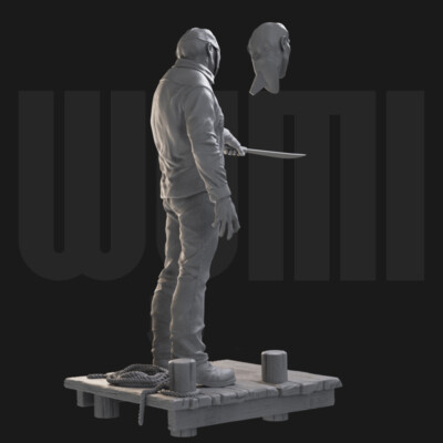 Jason·Voorhees 1/24 1/18 3D Print Figure Model Kit Unpainted