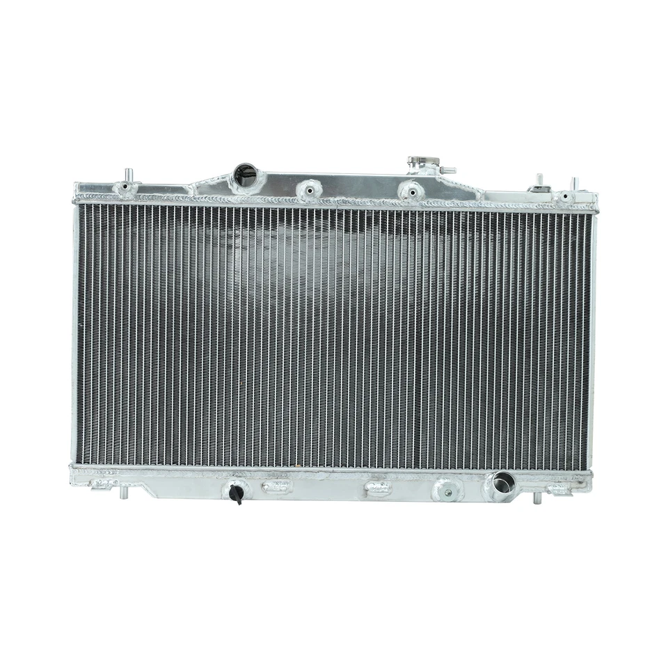Aluminum 2 Row Core Performance Cooling Radiator For 02-06 Acura RSX DC5 Manual Foto 2 de 4