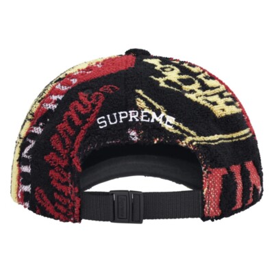 Supreme Martine Rose Towel 6 Panel Cap Black FW24 In Hand | eBay