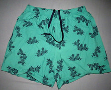 Men's VTG Ralph Lauren POLO SPORT Draw String Pineapple Print Swim Trunks Large