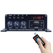 AK370 Mini Audio Amplifier Portable Sound Amplifier Speaker Amp for J4O2