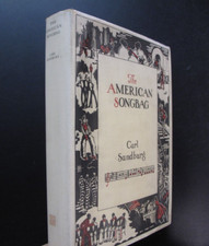 Carl Sandburg 1st Ed THE AMERICAN SONGBAG 1927 Harcourt Signed Inscr NF in DJ