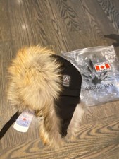 Goose  Arctic Bay classique Big coyote  down coyote aviator hat  made Canada 295