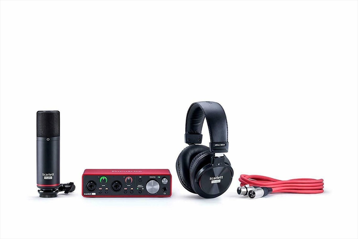 Focusrite Scarlett 2i2 Studio 3rd Gen USB Audio Interface and