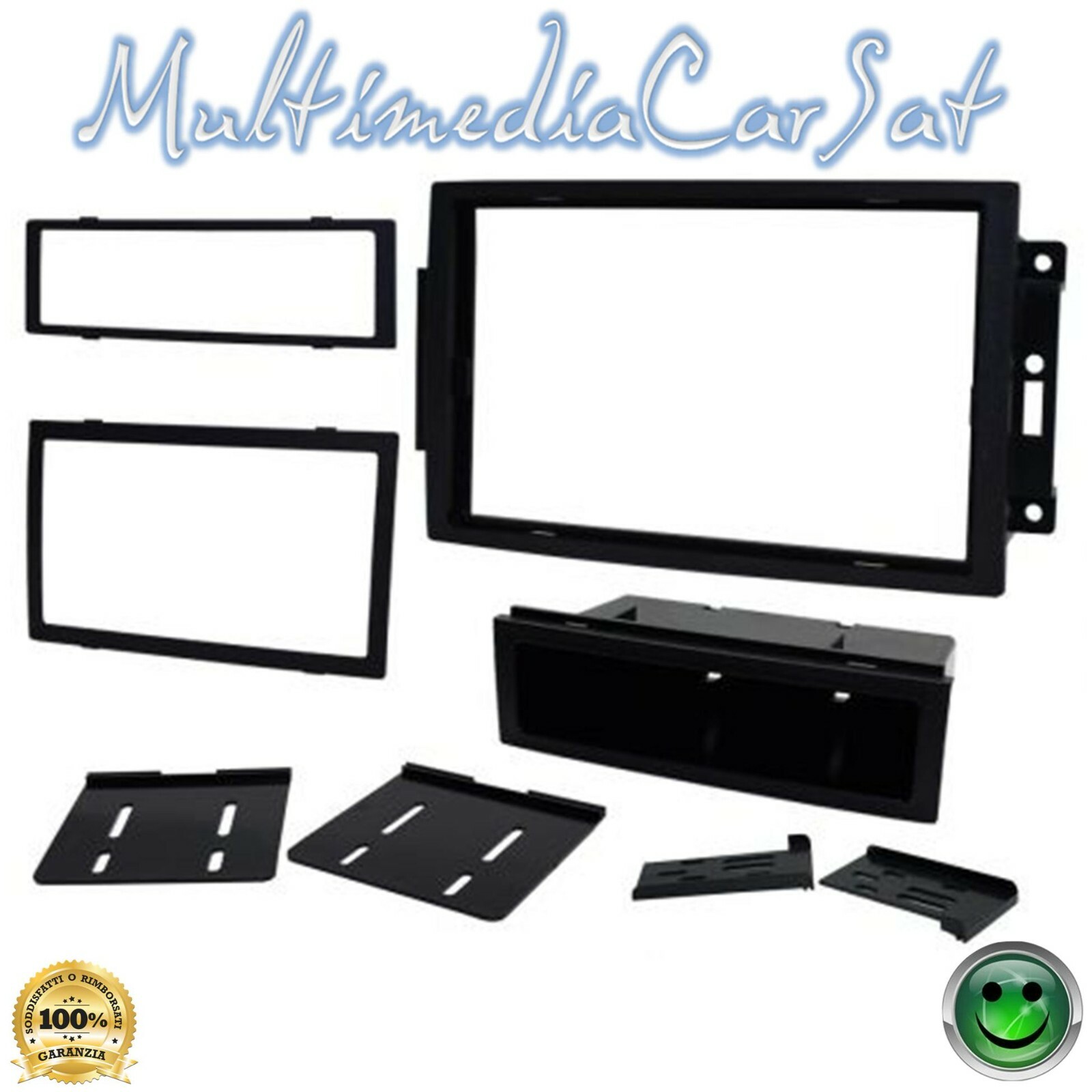 Mascherina Adattatore Radio Chrysler 300C Aspen 3541 | 1/2 DIN ISO