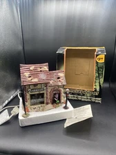 Halloween Lighted Laboratory Haunted House Witches Brew & Ghost Ceramic 7”Tested