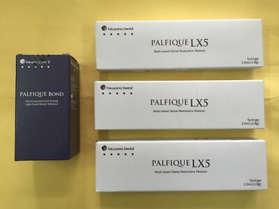 Tokuyama Dental Palfique LX5 Composite Restorative Kit of 3 Syringes + 1 Bond