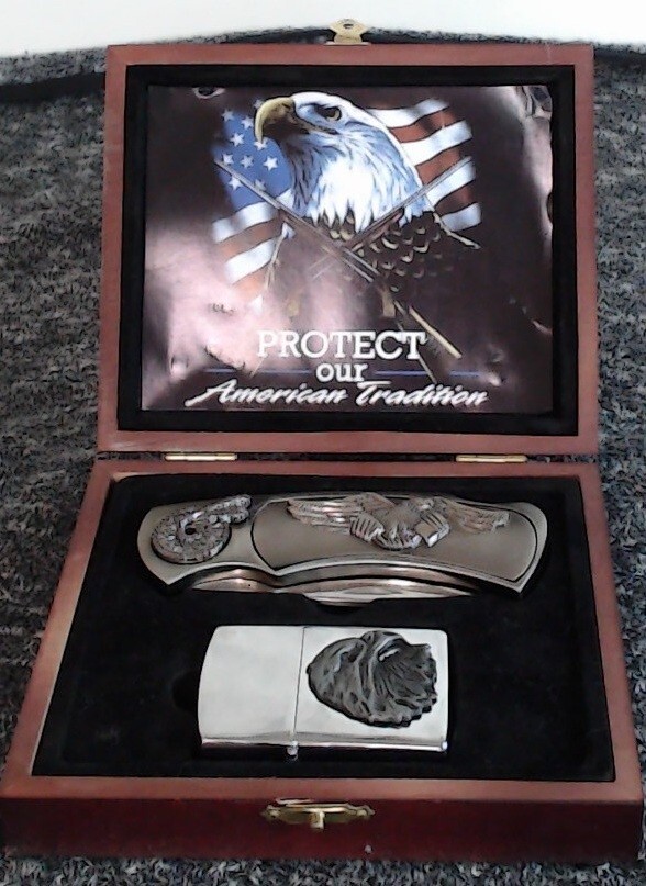 Protect our American Tradition Knife And Zippo LIKE Lighter in case