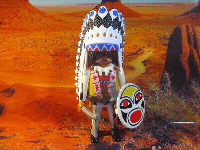 PLAYMOBIL 3870 CRANE De Bison Indien Western Campement Tipi EUR 2,29
