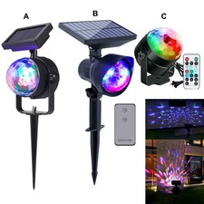 Waterproof Solar Laser Light LED Projector RGB Star Outdoor Christmas Lamp