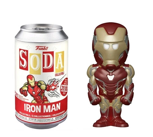 Iron Man Robert Downey Jr. Limited-Edition Marvel Funko Soda COMMON