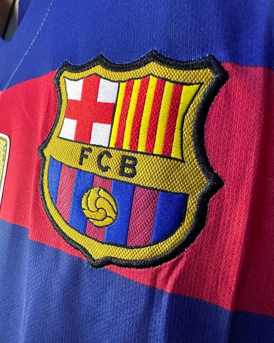 Fc Barcelona 2015/16 Jersey Home Long Sleeve soccer jersey Neymar