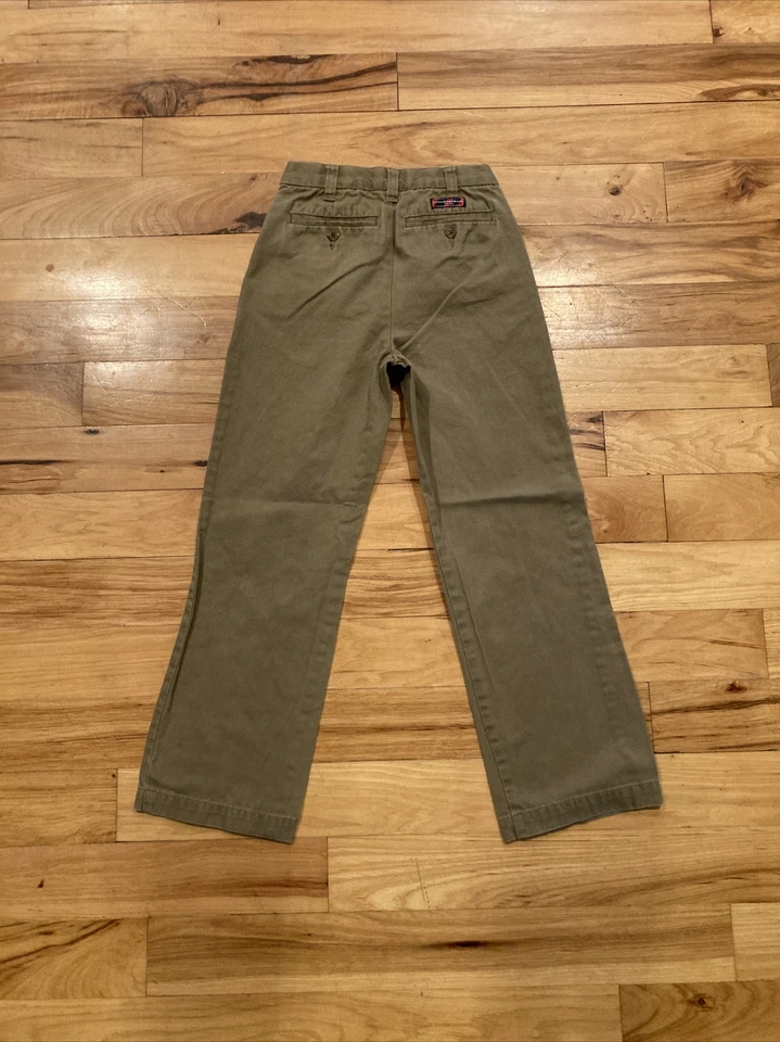 CHAPS Vestido Informal Marrón Clásico Chino Pantalones Jóvenes Niños Etiqueta Talla 7 Se Ajusta a 20 x 21 Foto 3 de 4